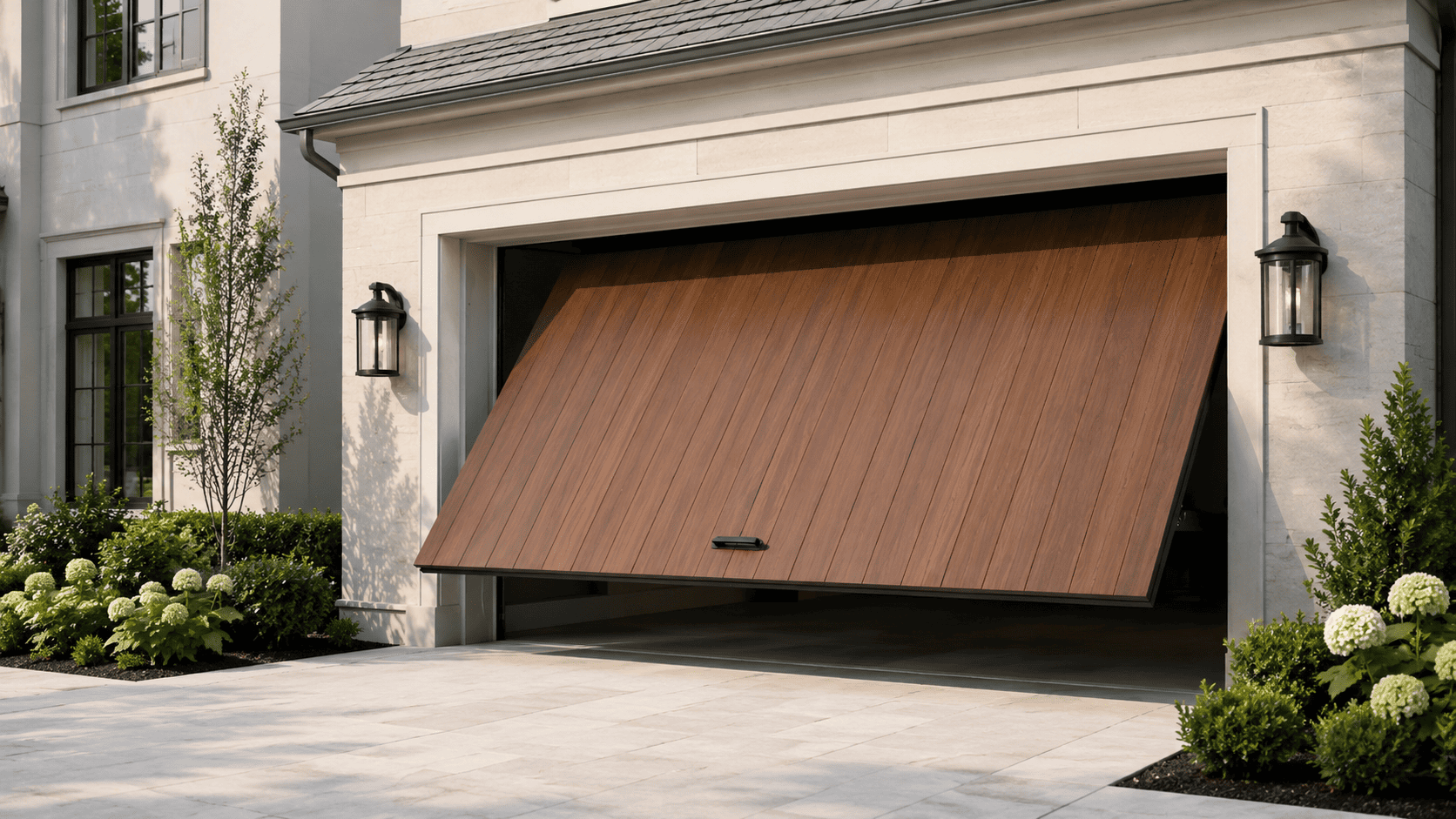 Garage door repair in progress — Malvern East